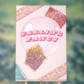 Extravagant rosa Party Poster (Neutral)