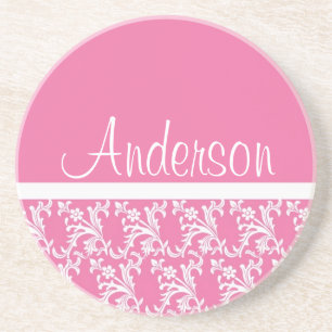 Extravagant rosa Untersetzer
