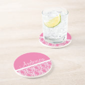 Extravagant rosa Untersetzer (Seite)