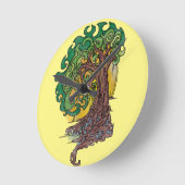 Extravagant Runde Wanduhr (Winkel)