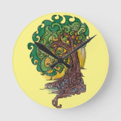 Extravagant Runde Wanduhr (Vorderseite)