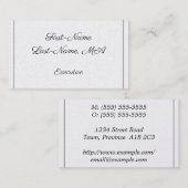 Extravagant, Script, Führungskraft-Visitenkarte Visitenkarte (Vorne/Hinten)