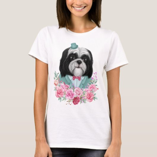 Extravagant Shih Tzu T-Shirt (Vorderseite)