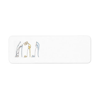 Extravagant Shoes Rücksendeadressen-Aufkleber