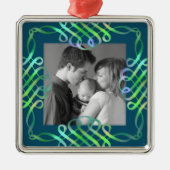 Extravagant Silbernes Ornament (Vorne)