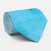 Extravagant Sky Blue Clouds Krawatte (Gerollt)