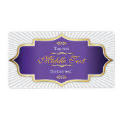 Extravagant Style Jam Jelly Label Lila (Vorne)