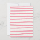 Extravagant Tee Party Geburtstag Brautparty Einladung (Rückseite)