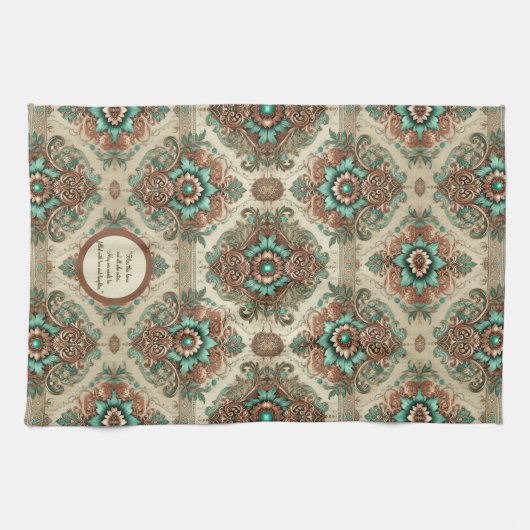 Extravagant traditionell anpassbar geschirrtuch (Horizontal)