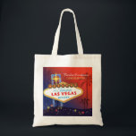 Extravagant Twilight Las Vegas Wedding Bridesmaids Tragetasche<br><div class="desc">Fantastische Las Vegas Schilder und hübsche Silhouetten aus Palmen, glitzernde Sterne und rosa und blaue Hintergrundbilder illustriert auf den Bridesmaids Gift Bags. Erstellen Sie einen wunderschönen und einzigartigen Sake für Ihre besonderen Brautmädchen, indem Sie die Tasche eins nach dem anderen anpassen! ((Sie finden die passenden Hochzeitsessentials & Favoriten in diesem...</div>