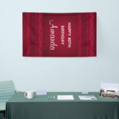 Extravagant und elegant roter Hintergrund Stilvoll Banner (Messeveranstaltung)