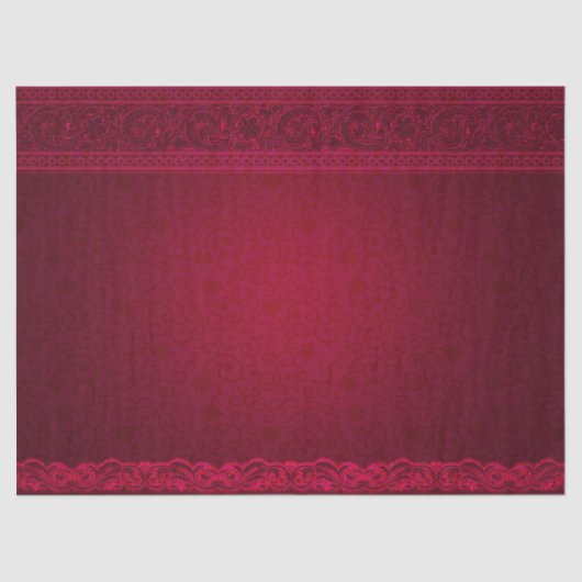 Extravagant und elegant roter Hintergrund Stilvoll Seidenpapier (Vorderseite)