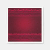 Extravagant und elegant roter Hintergrund Stilvoll Serviette (Vorderseite)