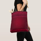 Extravagant und elegant roter Hintergrund Stilvoll Tasche (Von Nahem)