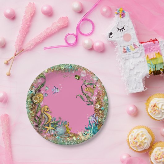 Extravagant unter dem Meer Pappteller (Party)