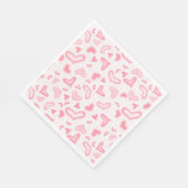 Extravagant Valentine Hearts Serviette (Ecke)