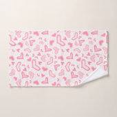 Extravagant Valentinherzen Rosa Handtuchhandtuch S Badhandtuch Set (Handtuch)
