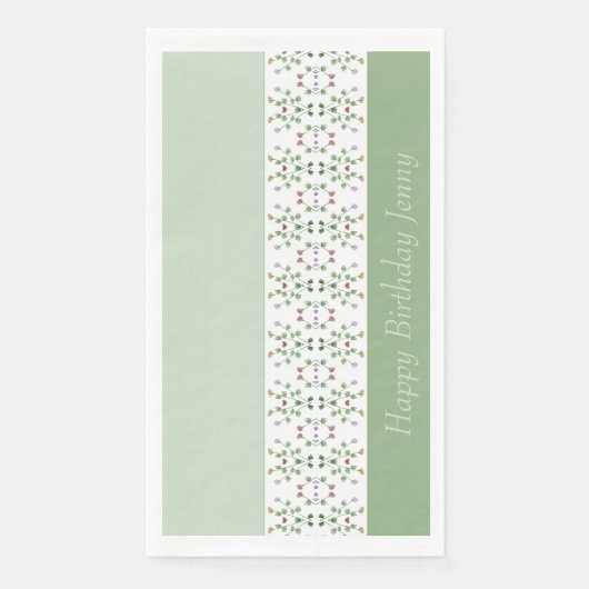 Extravagant Vertikal entwickelt Serviette (Vorderseite)