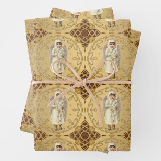 Extravagant Viktorianischer Angel Geschenkpapier Set (Beispiel)