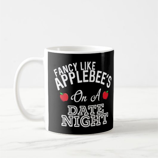 Extravagant wie Applebee's auf einem Date Night Co Kaffeetasse (Links)