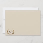 Extravagante 50. Wiedersehen - zweitägige Veransta Einladung (Rückseite)