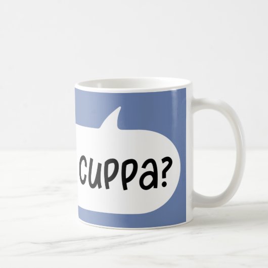 Extravagante A Cuppa? British Slang, Tea Tasse (Rechts)