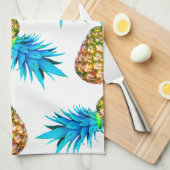 Extravagante Ananas Geschirrtuch (Viertel Falte)