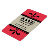 Extravagante Art Deco Speichern des Datumsmagazins Magnet (Linke Seite)