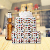 Extravagante Biermarken Geschenkpapier