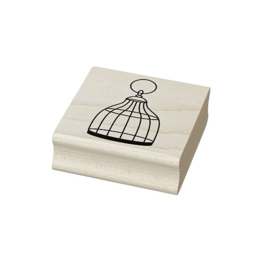 Extravagante Birdcage Art Briefmarke Gummistempel (Stempel)