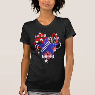 Extravagante blauer Stern-Mama-Shirts T-Shirt