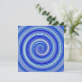 Extravagante Blauspirale (Stehend Vorderseite)