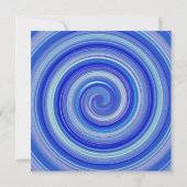 Extravagante Blauspirale (Rückseite)