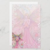 Extravagante Blume Fairy Stationery von Molly Harr Briefpapier (Vorne/Hinten)