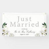 Extravagante Blume, nur ein Banner für verheiratet (Horizontal)