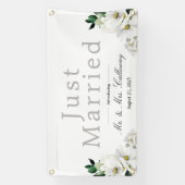 Extravagante Blume, nur ein Banner für verheiratet (Vertikal)