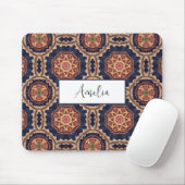 Extravagante Blume und Sternen-Muster Mousepad (Mit Mouse)
