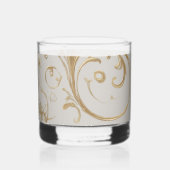 Extravagante Blume Whiskyglas (Vorderseite)