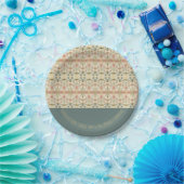 Extravagante Blumenfeier Pappteller (Party)