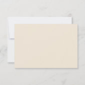 Extravagante Blumenhochzeit RSVP Karte (Rückseite)