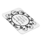 Extravagante Blüte Speichern Sie das Datumsfenster Magnet (Rechte Seite)