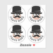 Extravagante Boba-Packung mit 4 Aufkleber (Blatt)