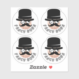 Extravagante Boba-Packung mit 4 Aufkleber