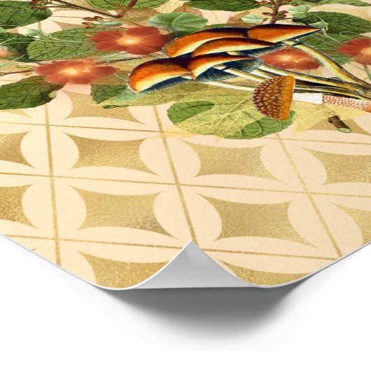 Extravagante Botanicals-Cotattecore Poster (Ecke)