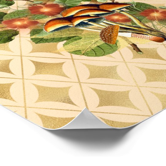 Extravagante Botanicals Poster (Ecke)