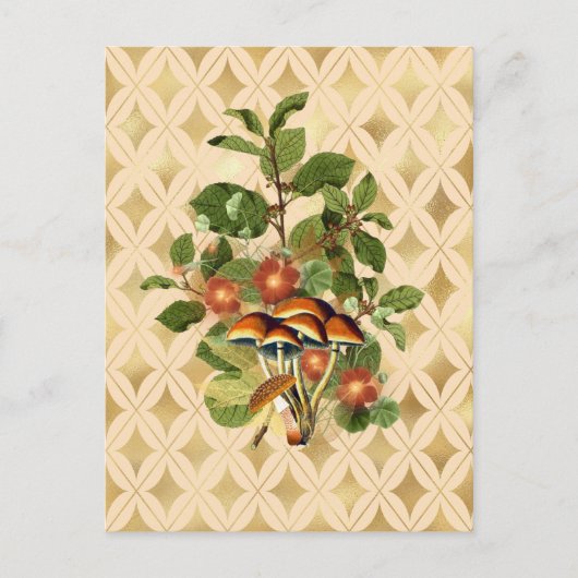 Extravagante Botanicals Postkarte (Vorderseite)
