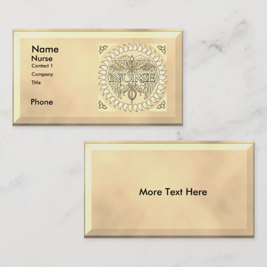 Extravagante Caduceus Krankenversicherungskarten Visitenkarte