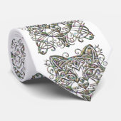 Extravagante Cat Abalone-Krawatte Krawatte (Gerollt)