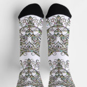 Extravagante Cat Abalone Socken (Oben)