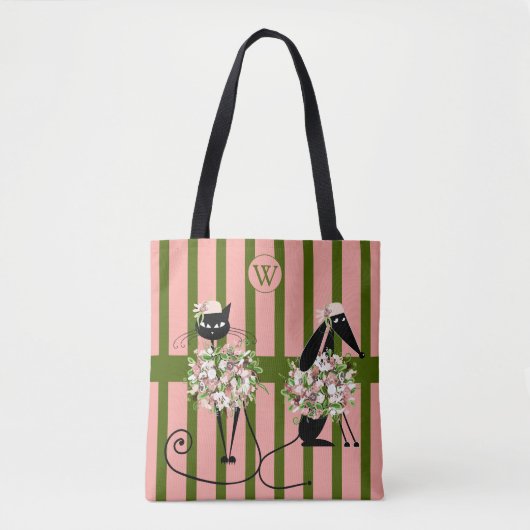 Extravagante Cat & Dapper Hund-Tasche Tasche (Vorderseite)